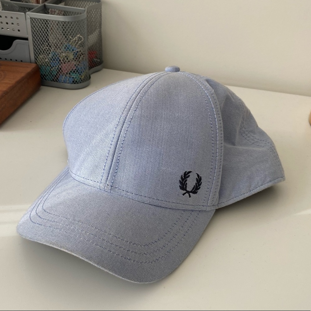 Fred Perry Light Blue Baseball Cap